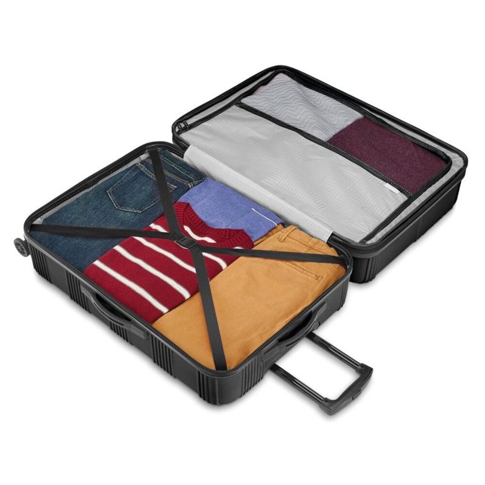 American Tourister Large Checked Luggage Suitcase 28" Hardside Spinner 8-Wheel - Picture 6 of 8